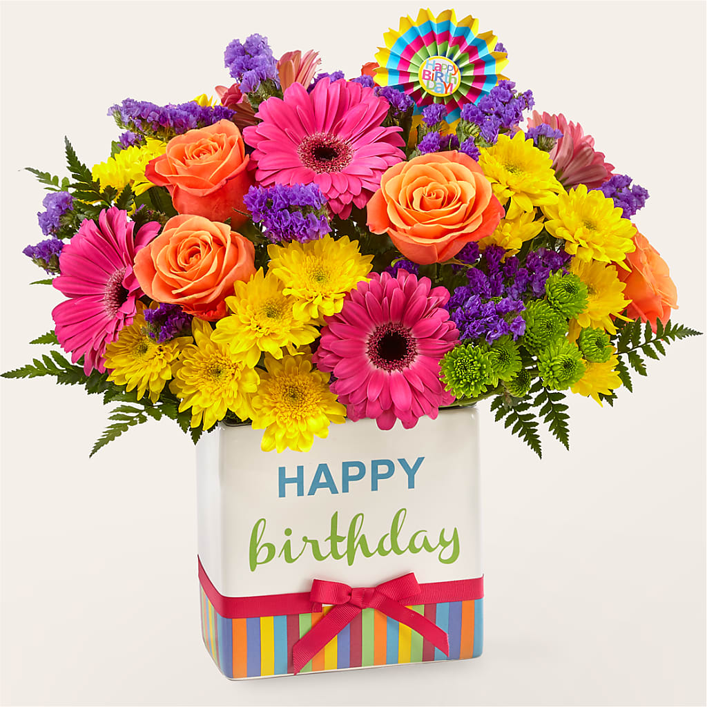 Birthday Brights Bouquet – F & S FLOWERS DESIGN LLC, Margate FL