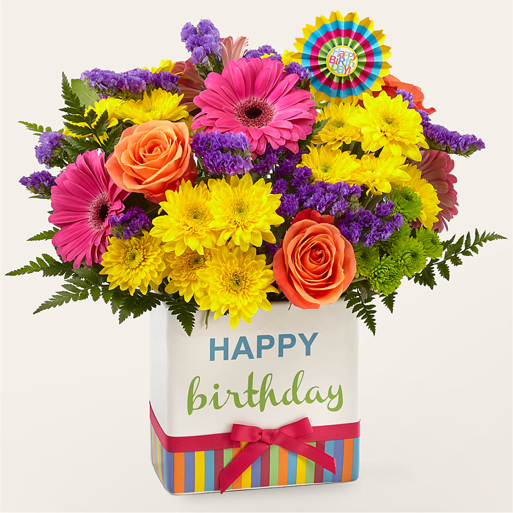 Birthday Brights Bouquet – F & S FLOWERS DESIGN LLC, Margate FL