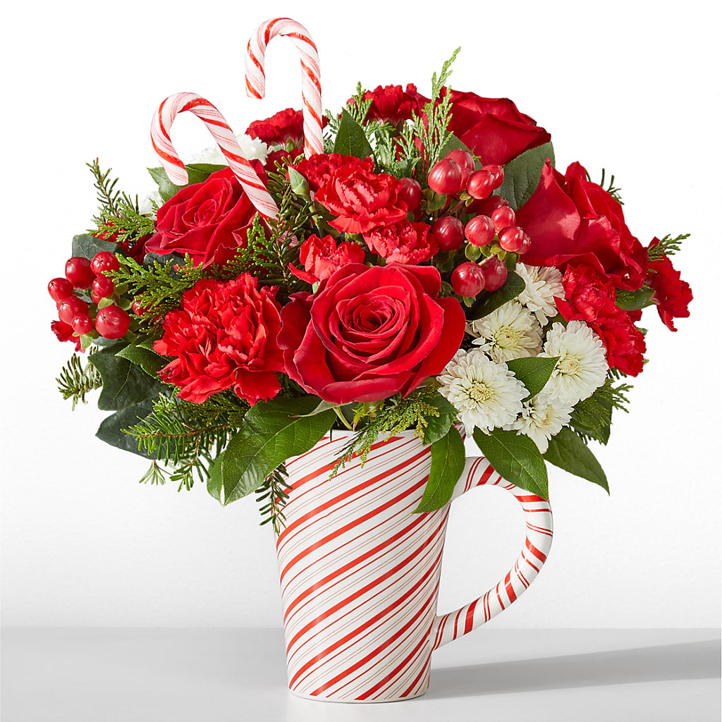 Peppermint Swirl Mug – F & S FLOWERS DESIGN LLC, Margate FL