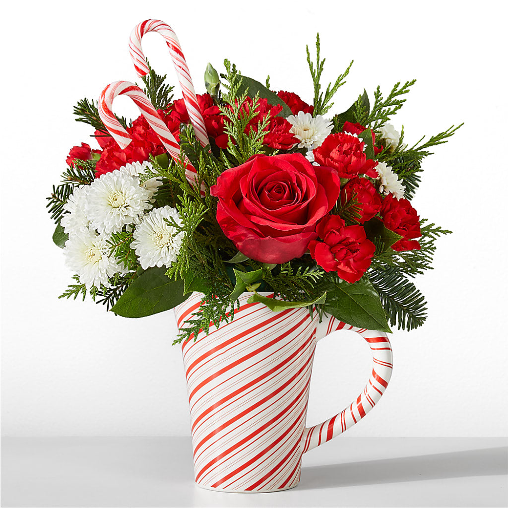 Peppermint Swirl Mug – F & S FLOWERS DESIGN LLC, Margate FL