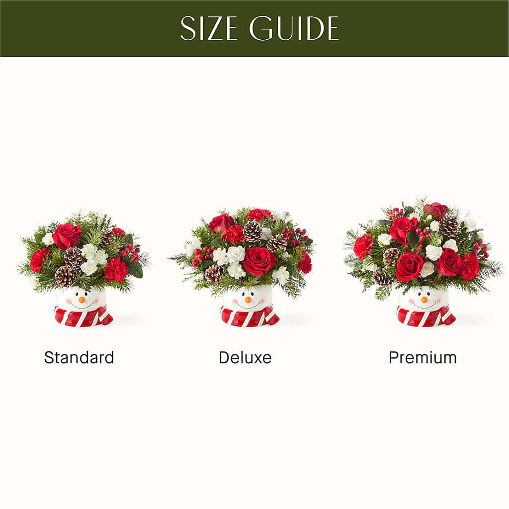 Jolly Snowman Bouquet – F & S FLOWERS DESIGN LLC, Margate FL