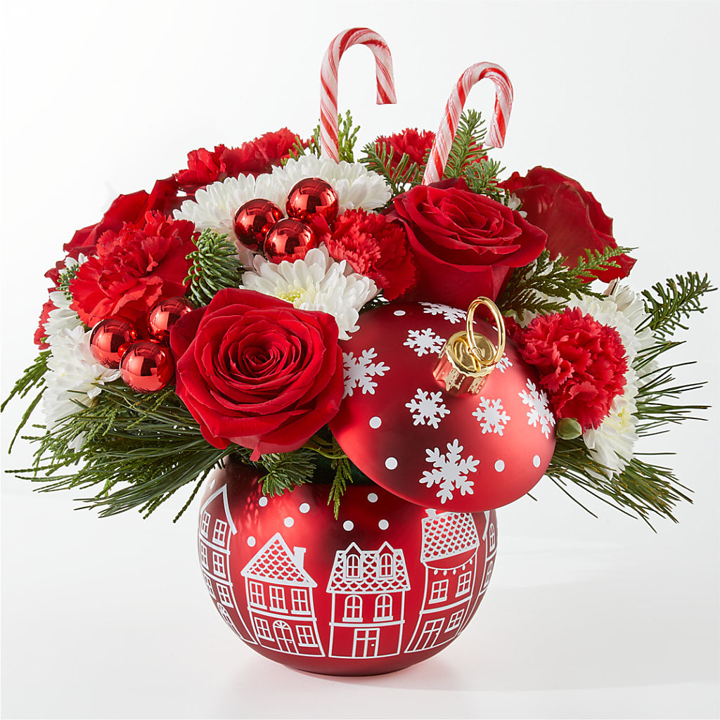 Cheer in the Air Ornament – F & S FLOWERS DESIGN LLC, Margate FL