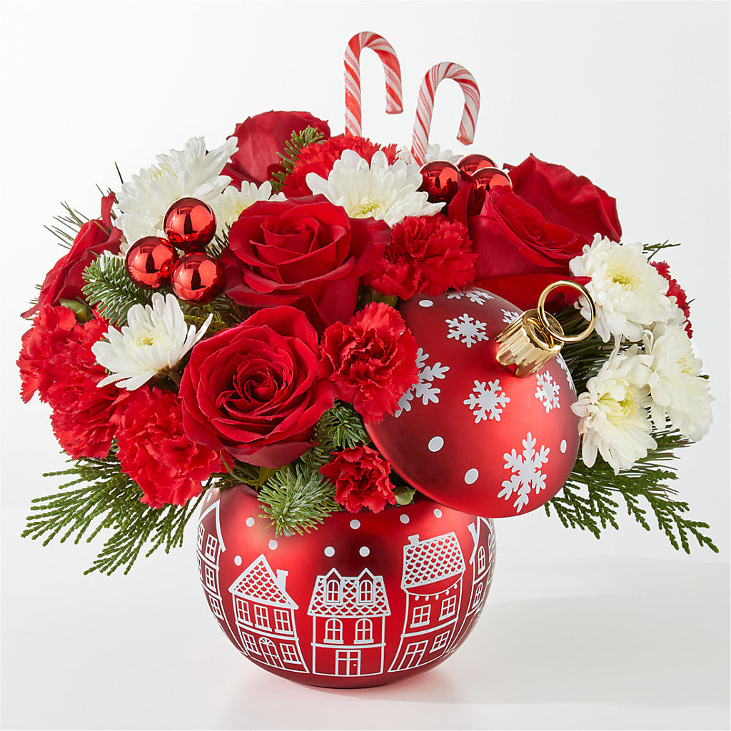 Cheer in the Air Ornament – F & S FLOWERS DESIGN LLC, Margate FL