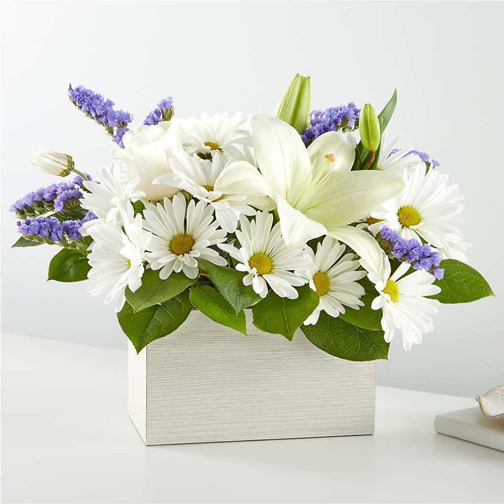 Beyond Blue Box Bouquet – F & S FLOWERS DESIGN LLC, Margate FL