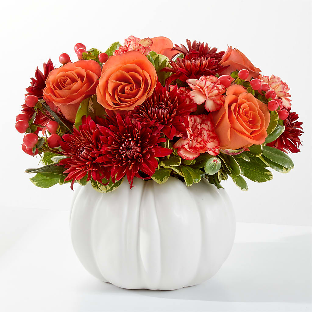 Autumn Air Pumpkin Bouquet – F & S FLOWERS DESIGN LLC, Margate FL