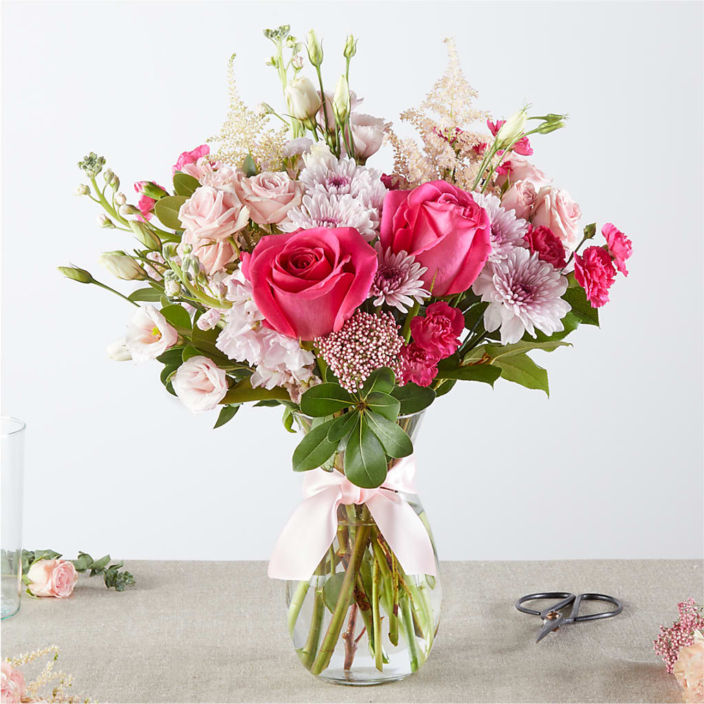 Pink Ribbon - A Florist Original – F & S FLOWERS DESIGN LLC, Margate FL