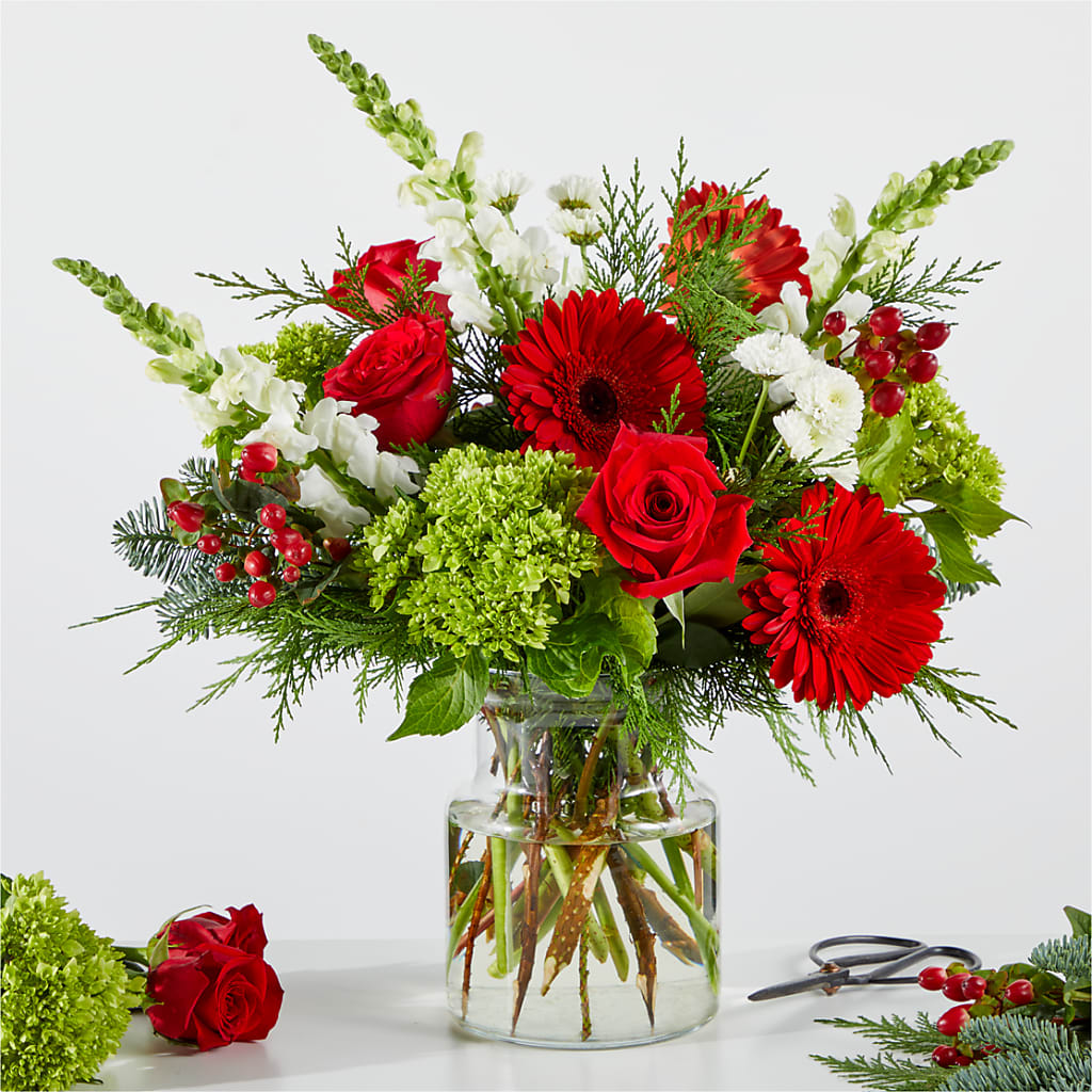 Merry Moment Bouquet – A Florist Original – F & S FLOWERS DESIGN LLC, Margate FL