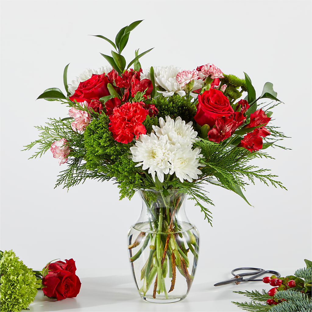 Merry Moment Bouquet – A Florist Original – F & S FLOWERS DESIGN LLC, Margate FL