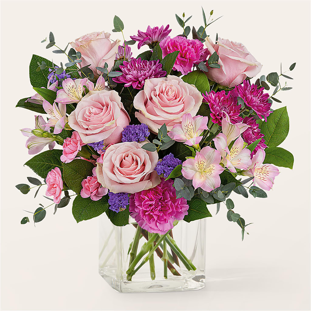 Rosy Radiance Bouquet – F & S FLOWERS DESIGN LLC, Margate FL