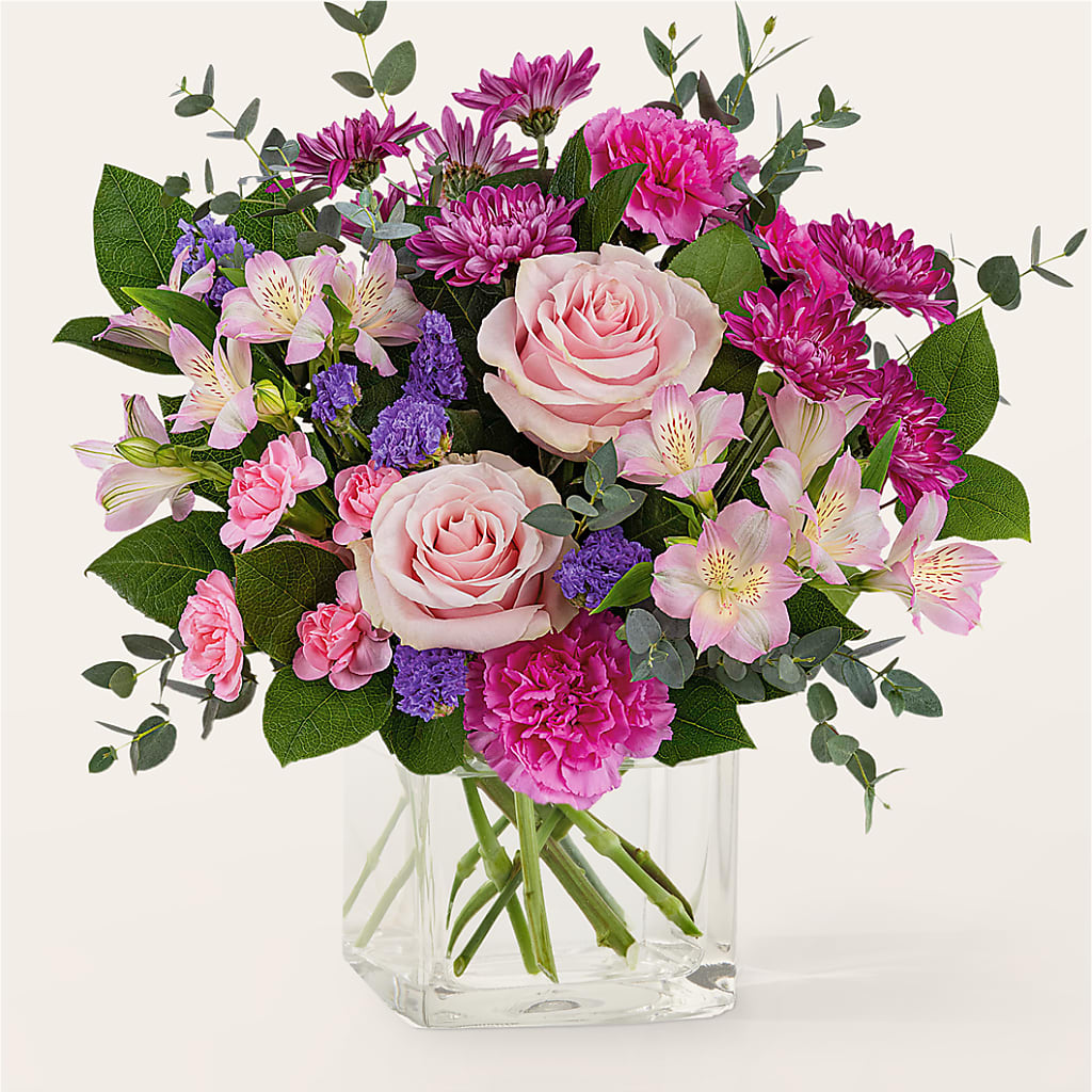Rosy Radiance Bouquet – F & S FLOWERS DESIGN LLC, Margate FL