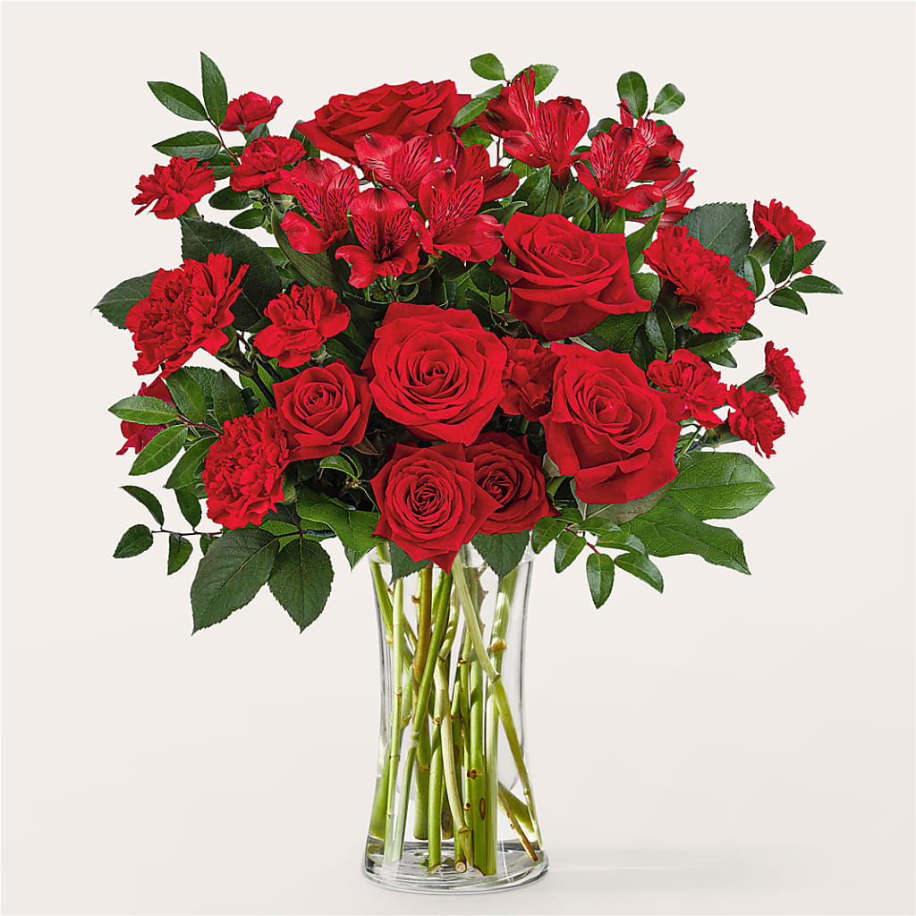 Brilliant Ruby Bouquet – F & S FLOWERS DESIGN LLC, Margate FL