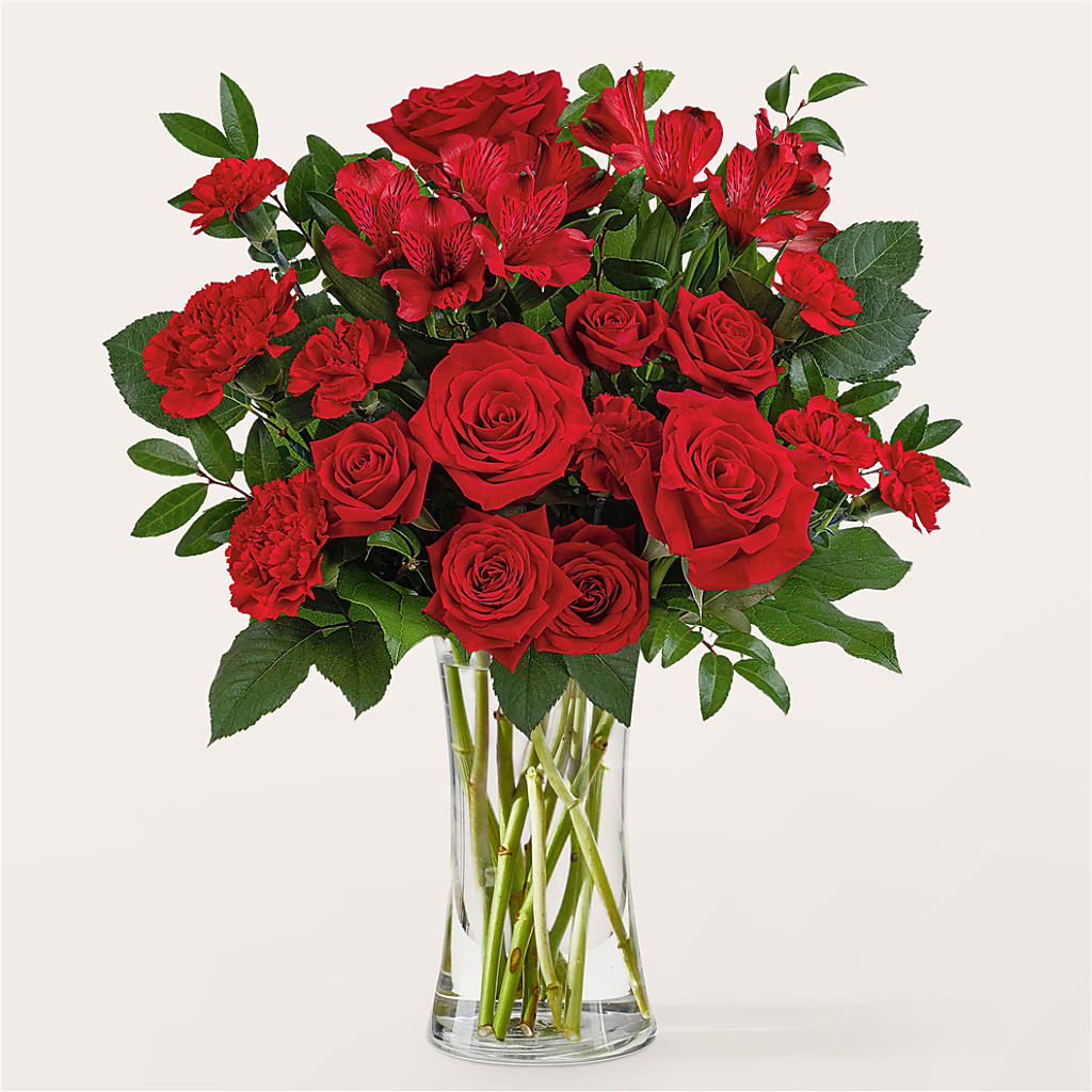Brilliant Ruby Bouquet – F & S FLOWERS DESIGN LLC, Margate FL