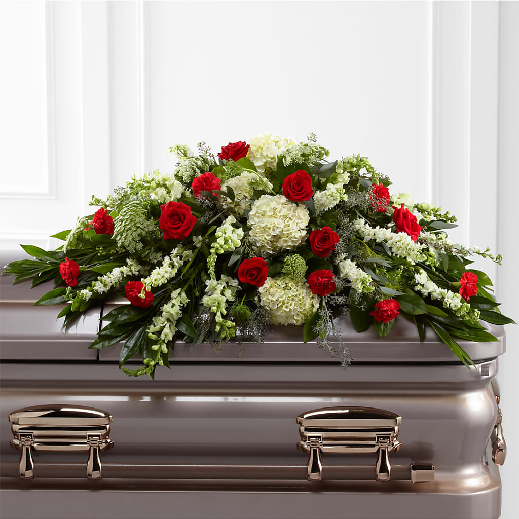 Sincerity Casket Spray – F & S FLOWERS DESIGN LLC, Margate FL