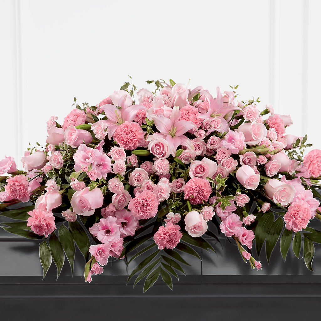 Garden of Comfort Casket Spray (Standard) – F & S FLOWERS DESIGN LLC, Margate FL
