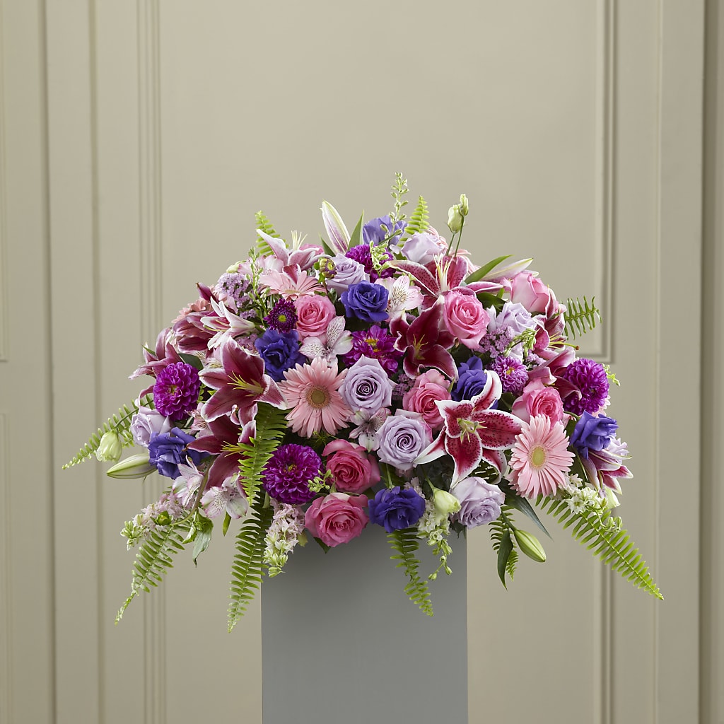 Fare Thee Well Pedestal – F & S FLOWERS DESIGN LLC, Margate FL
