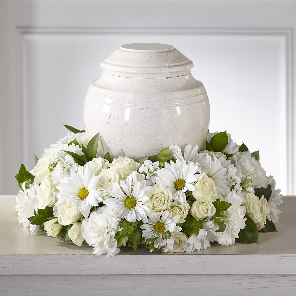 Ivory Gardens Cremation Adornment – F & S FLOWERS DESIGN LLC, Margate FL