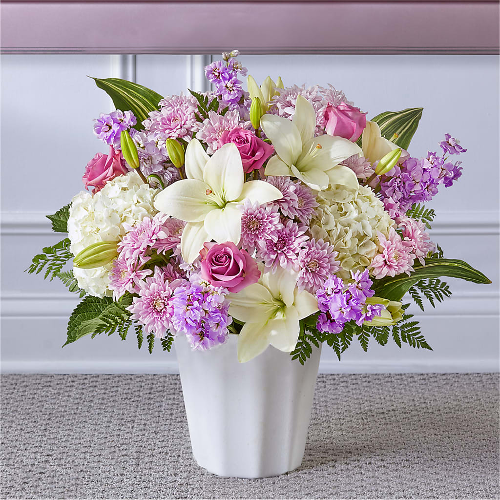 Heaven Sent Floor Basket – F & S FLOWERS DESIGN LLC, Margate FL