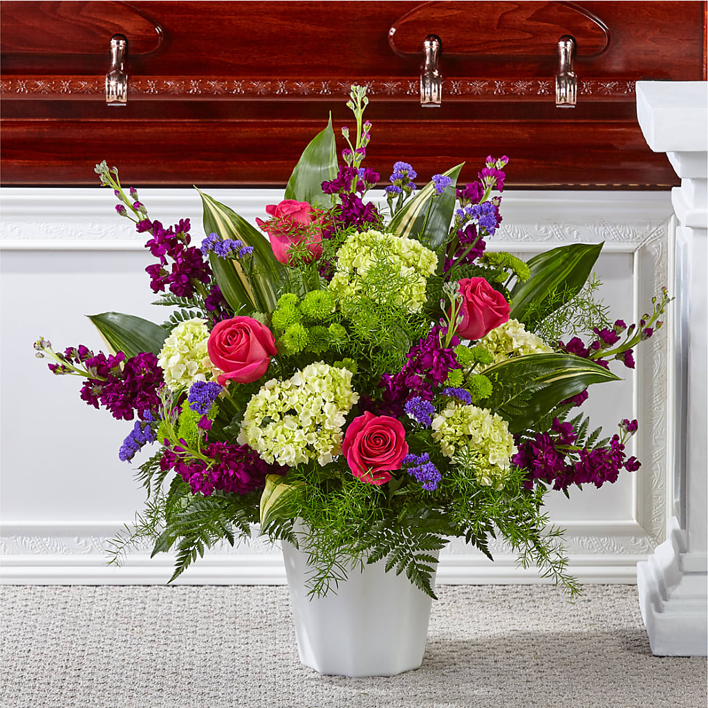 Beautiful Horizons Floor Basket – F & S FLOWERS DESIGN LLC, Margate FL