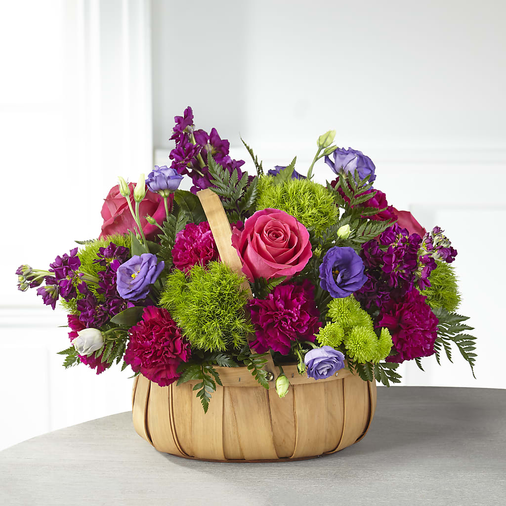 Serene Sanctuary Basket – F & S FLOWERS DESIGN LLC, Margate FL