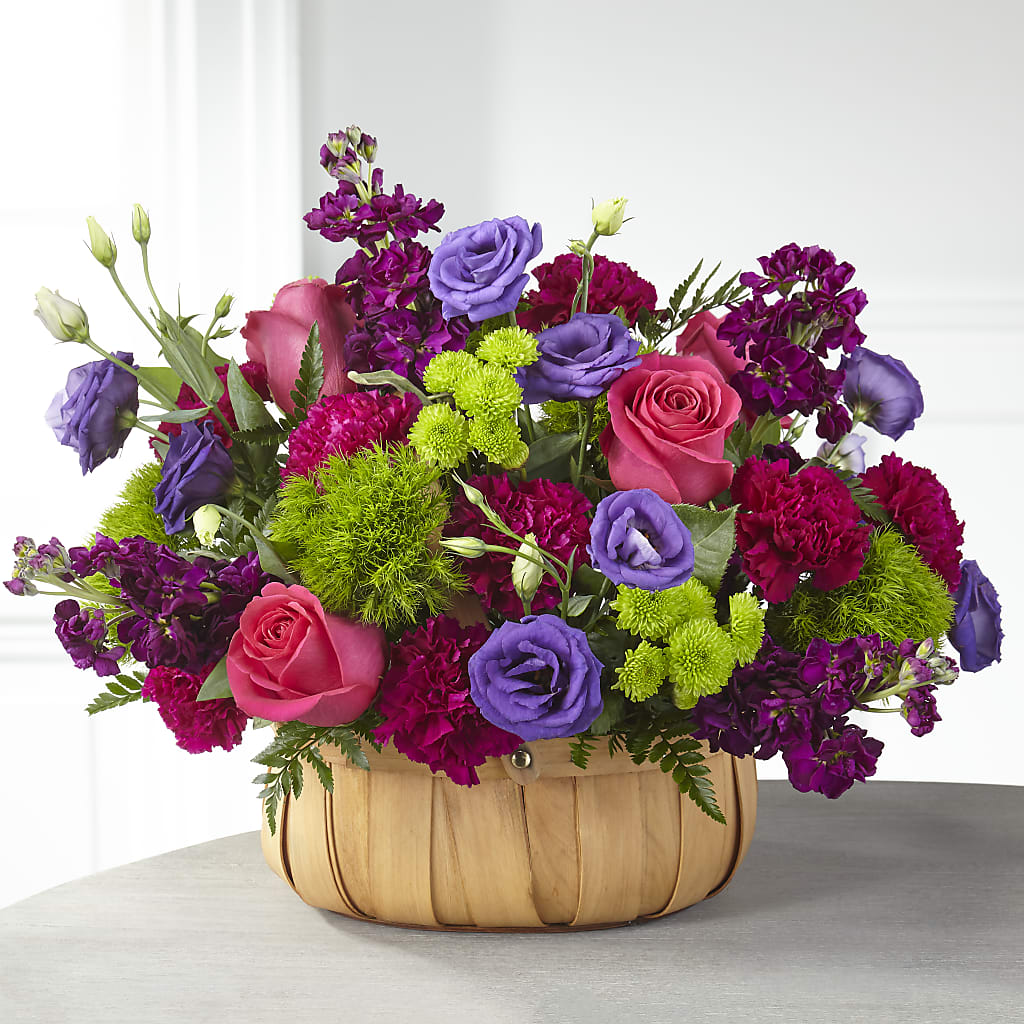 Serene Sanctuary Basket – F & S FLOWERS DESIGN LLC, Margate FL