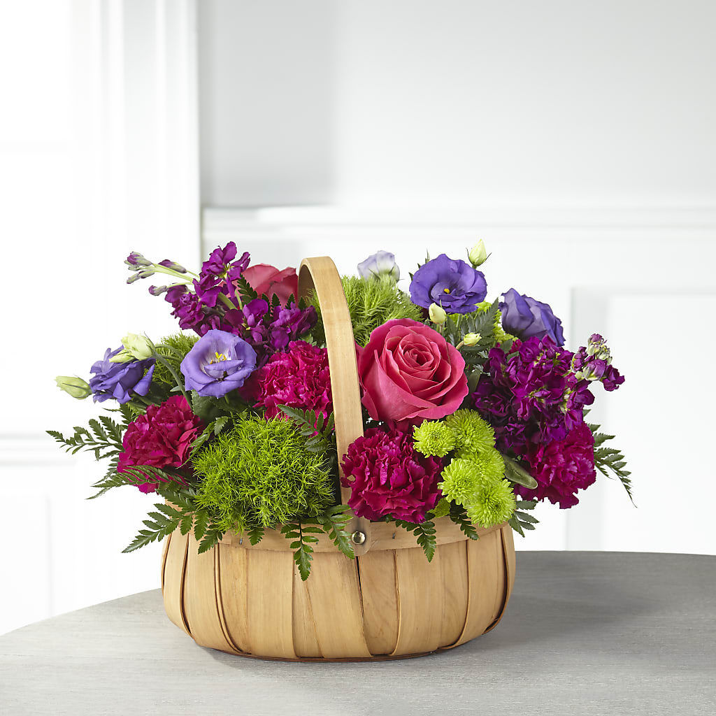 Serene Sanctuary Basket – F & S FLOWERS DESIGN LLC, Margate FL