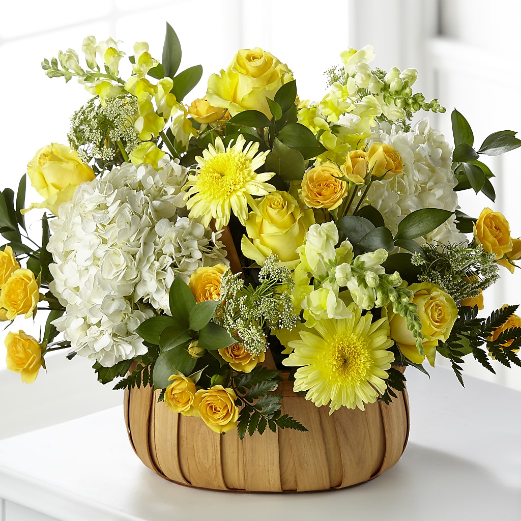 Rustic Remembrance Basket – F & S FLOWERS DESIGN LLC, Margate FL