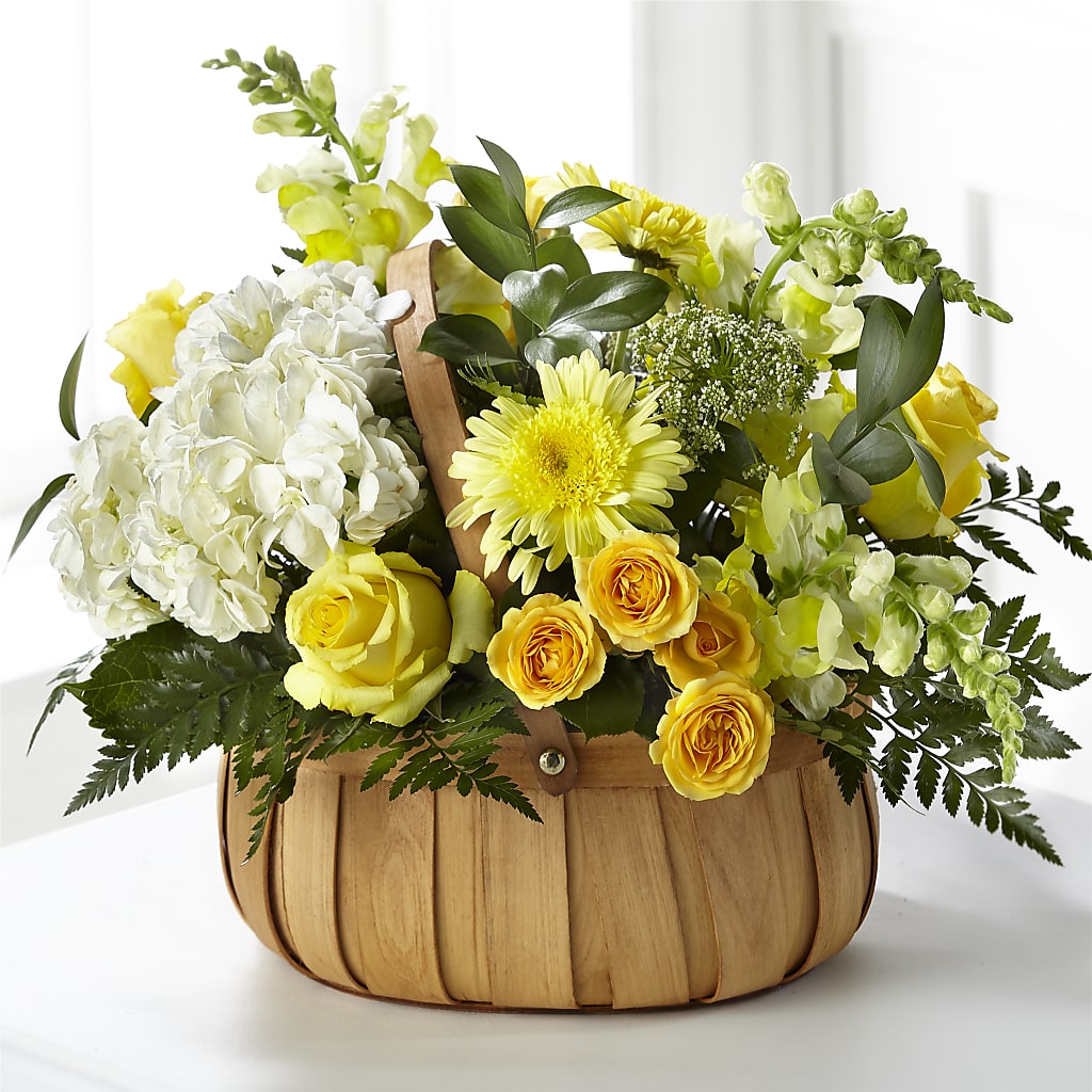 Rustic Remembrance Basket – F & S FLOWERS DESIGN LLC, Margate FL