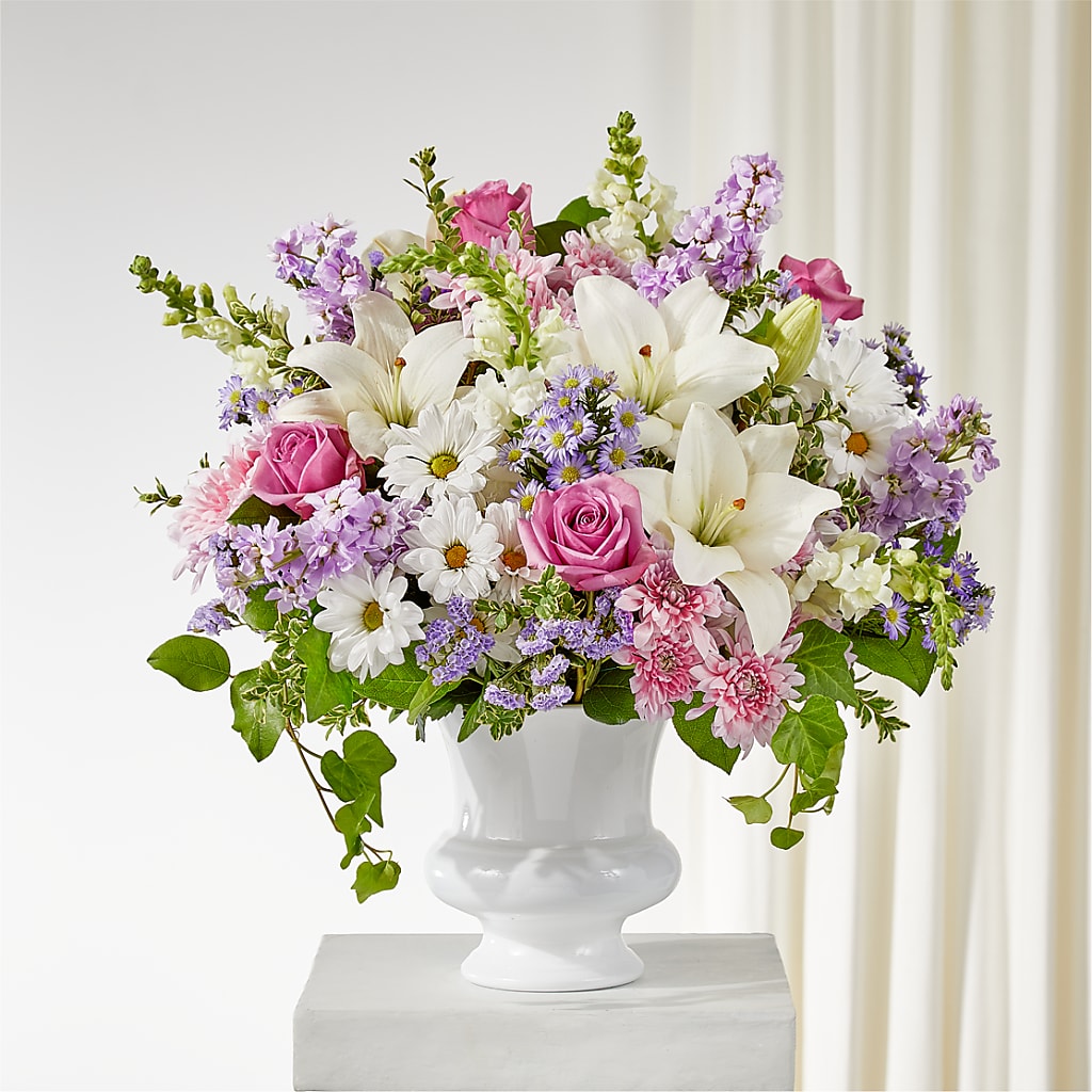 Remarkable Life Urn Arrangement – F & S FLOWERS DESIGN LLC, Margate FL