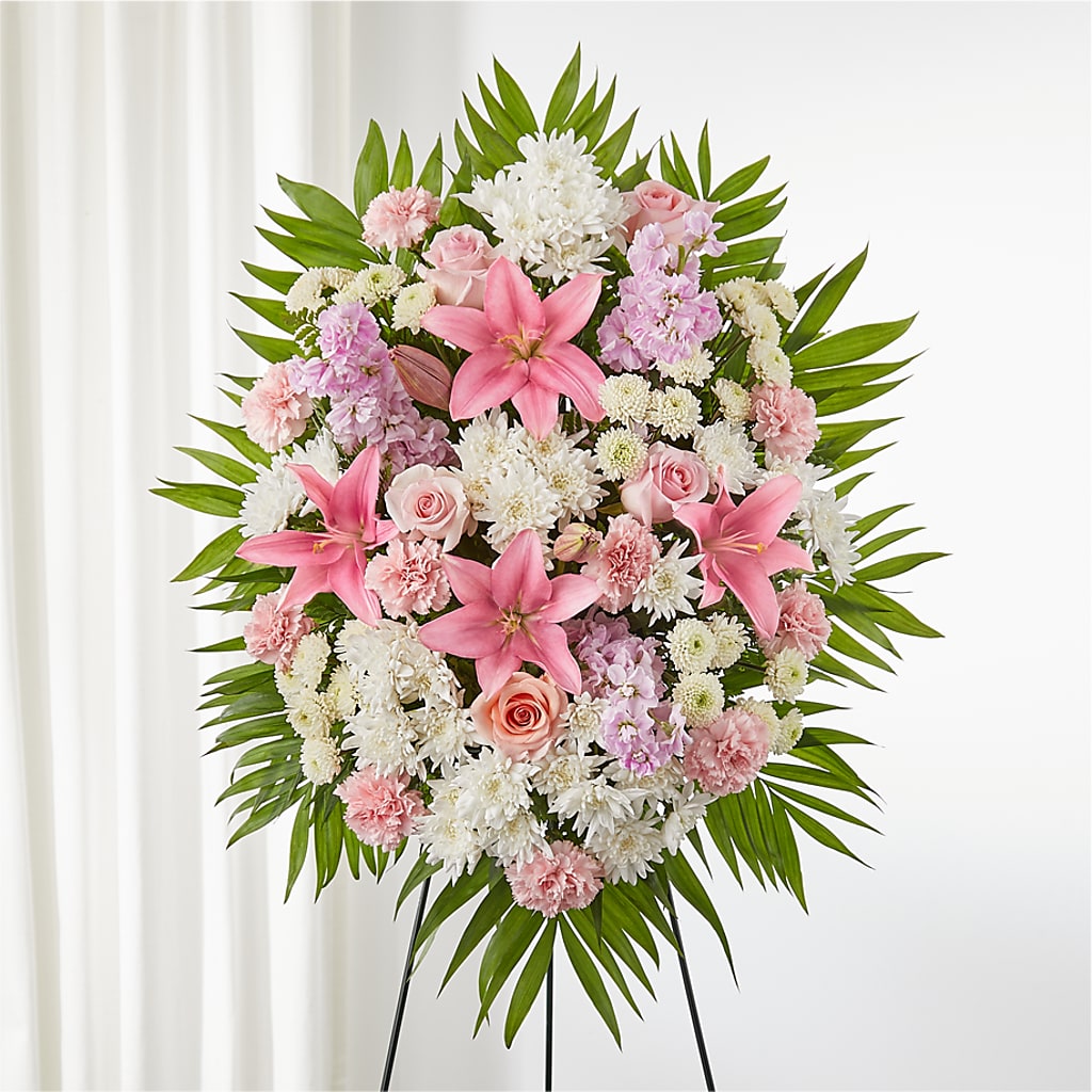 Offering Solace Standing Spray – F & S FLOWERS DESIGN LLC, Margate FL