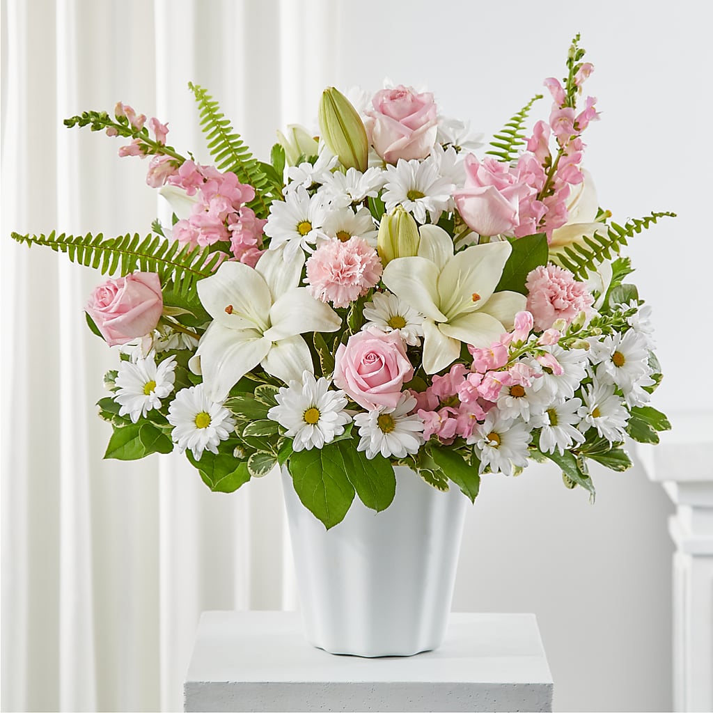 Soft Touch Tabletop Basket – F & S FLOWERS DESIGN LLC, Margate FL
