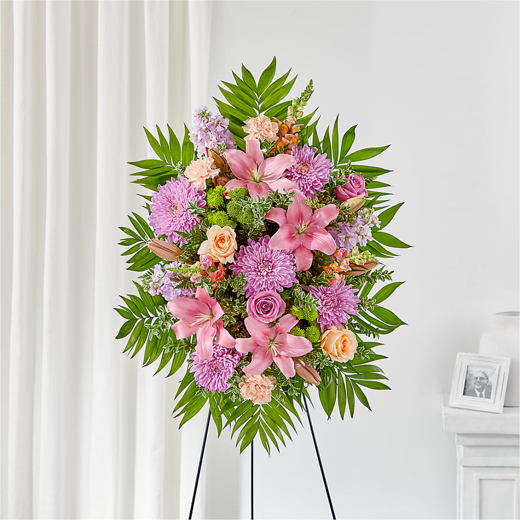 Love & Light Standing Spray – F & S FLOWERS DESIGN LLC, Margate FL