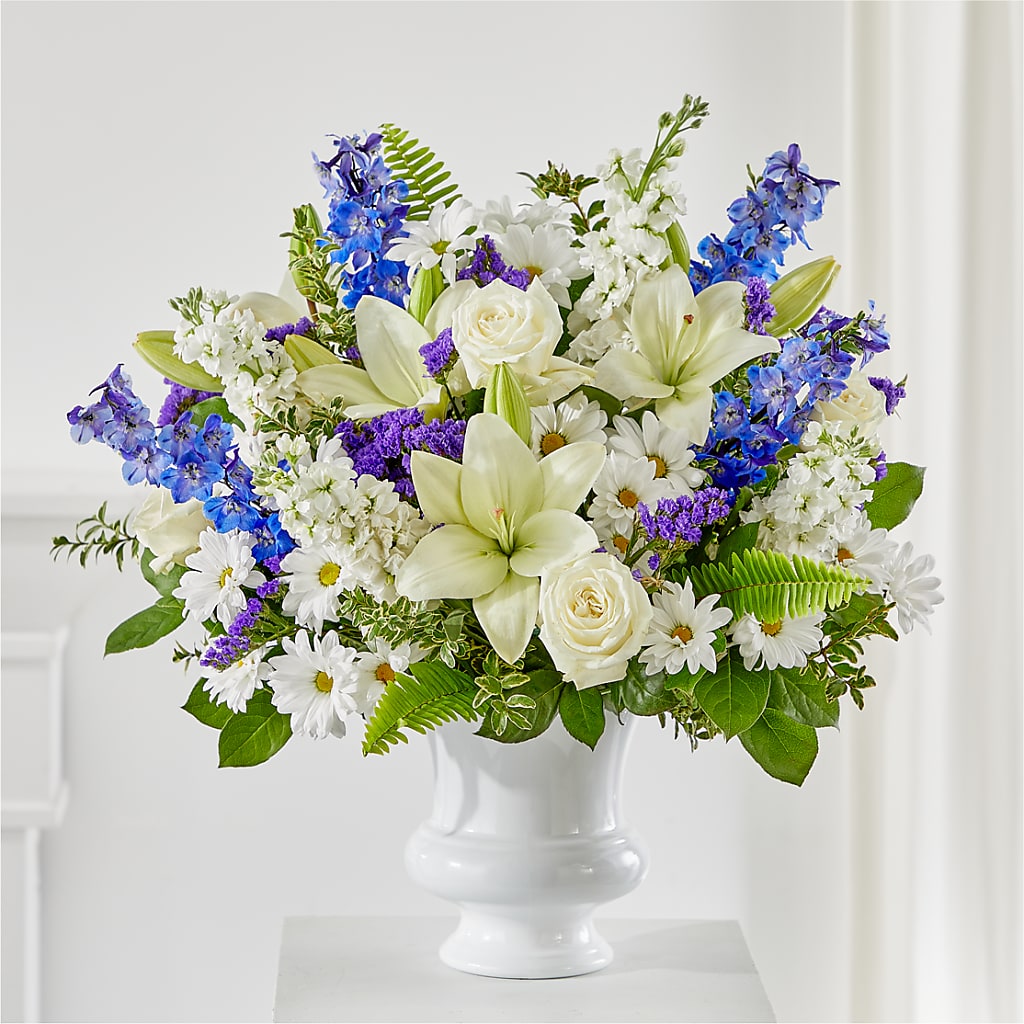Expressions of Hope Urn Arrangement – F & S FLOWERS DESIGN LLC, Margate FL