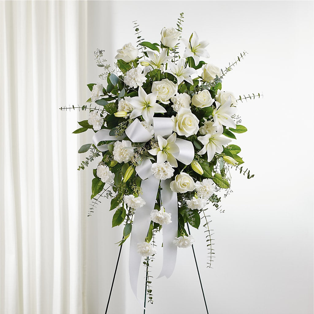 With Care Standing Spray – F & S FLOWERS DESIGN LLC, Margate FL