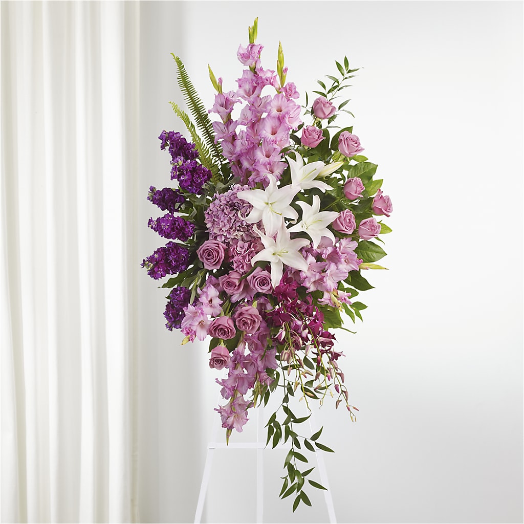 Never Alone Standing Spray – F & S FLOWERS DESIGN LLC, Margate FL