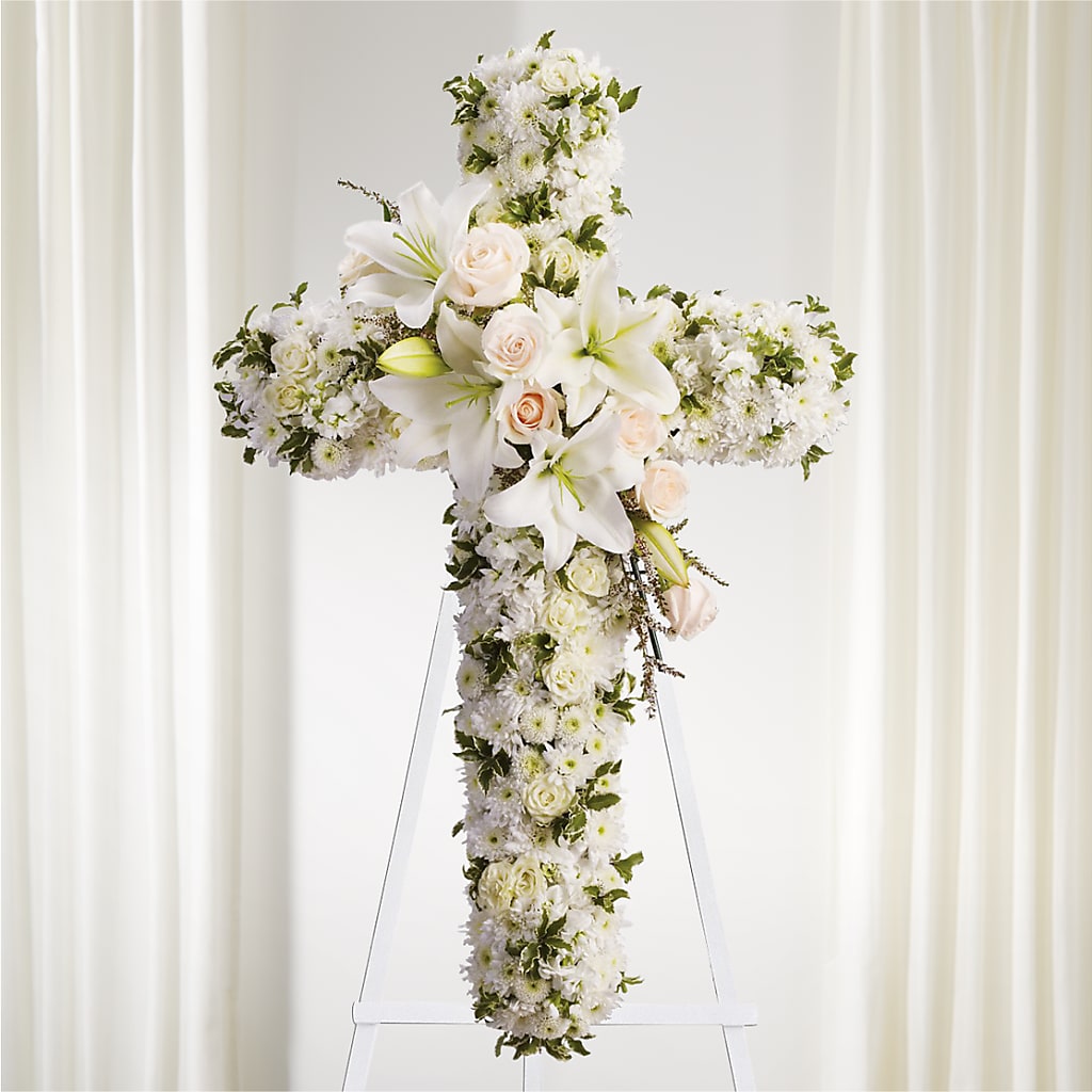 Spiritual Guidance Standing Spray – F & S FLOWERS DESIGN LLC, Margate FL