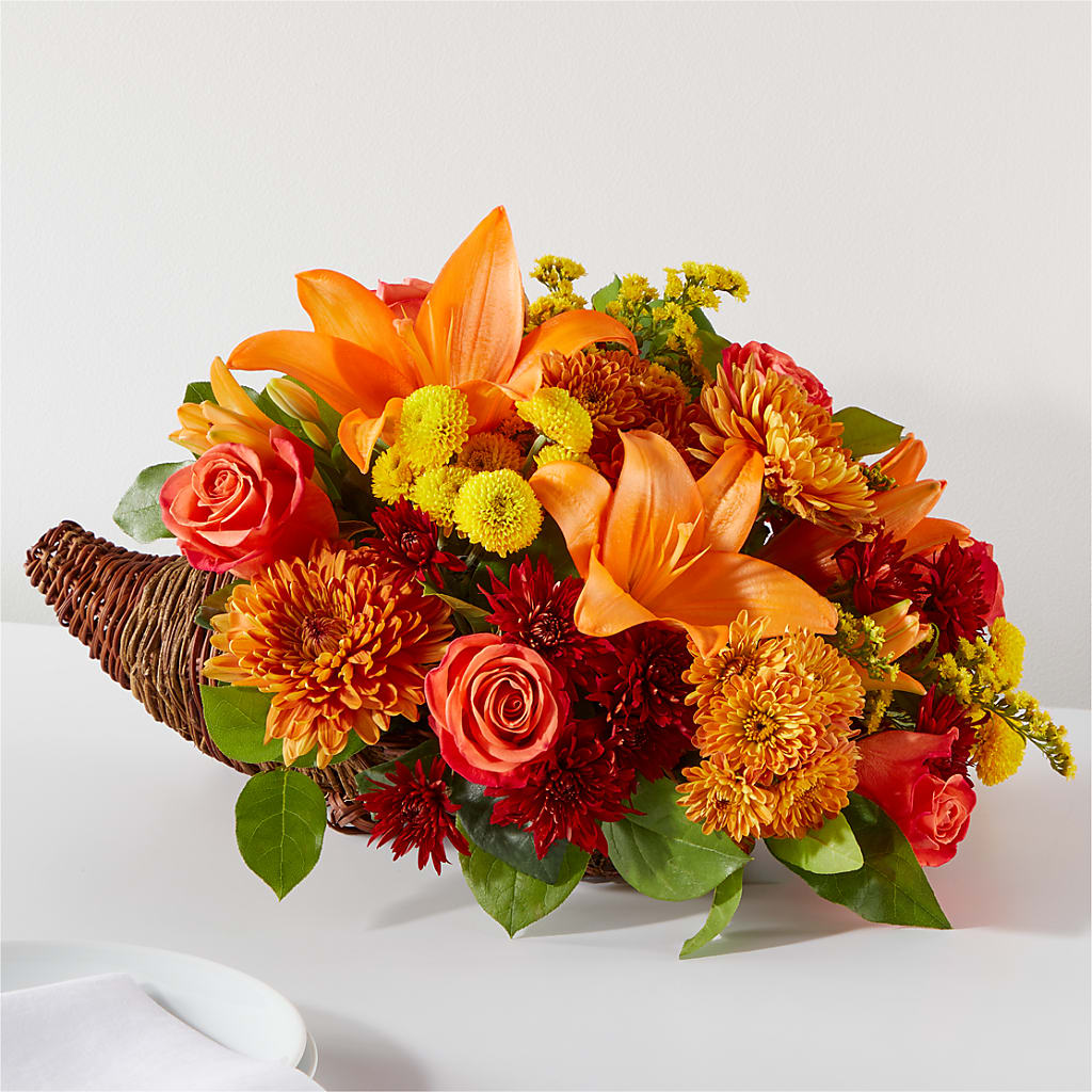 Bouquet of Blessings Cornucopia – F & S FLOWERS DESIGN LLC, Margate FL