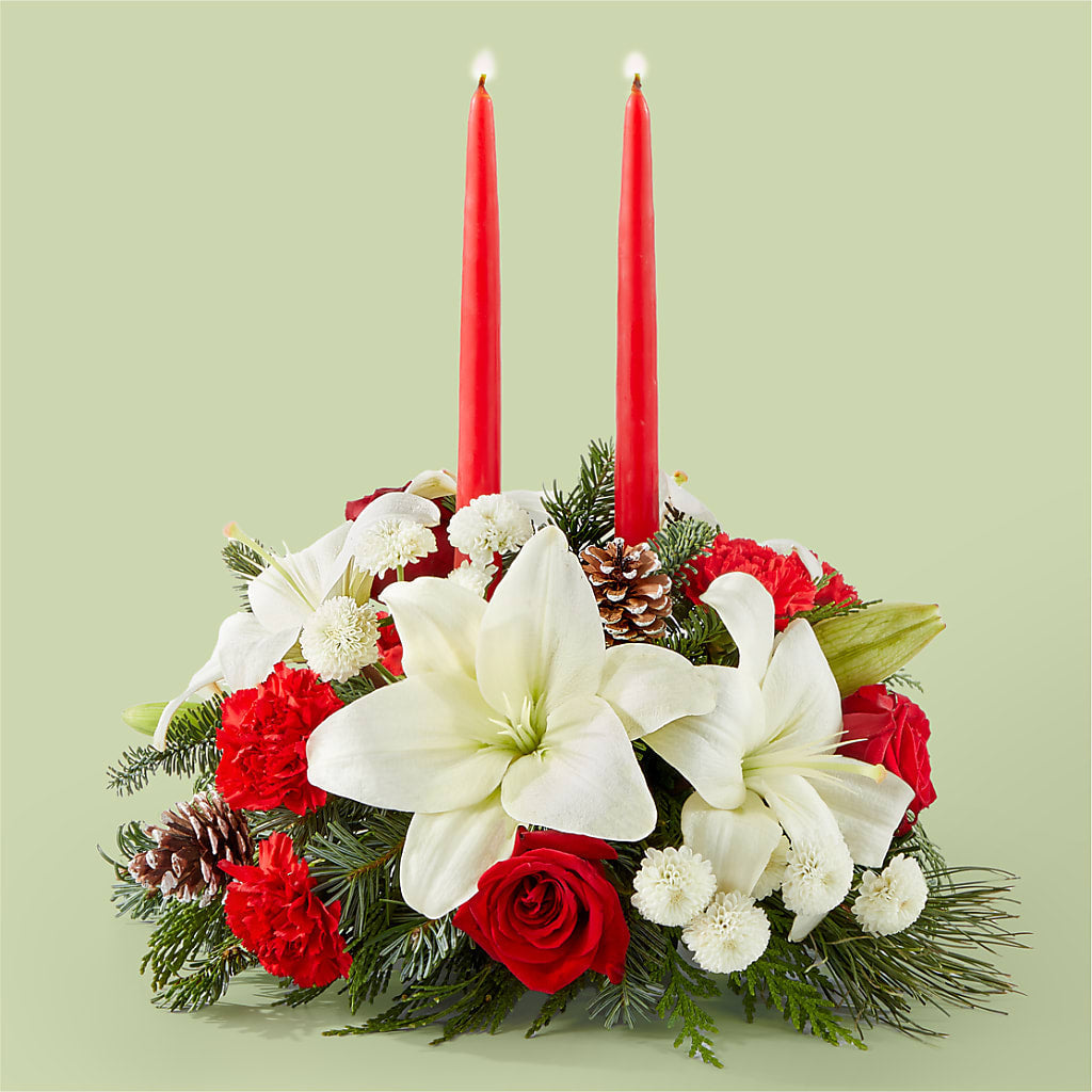 Seasonal Festivities Centerpiece – F & S FLOWERS DESIGN LLC, Margate FL