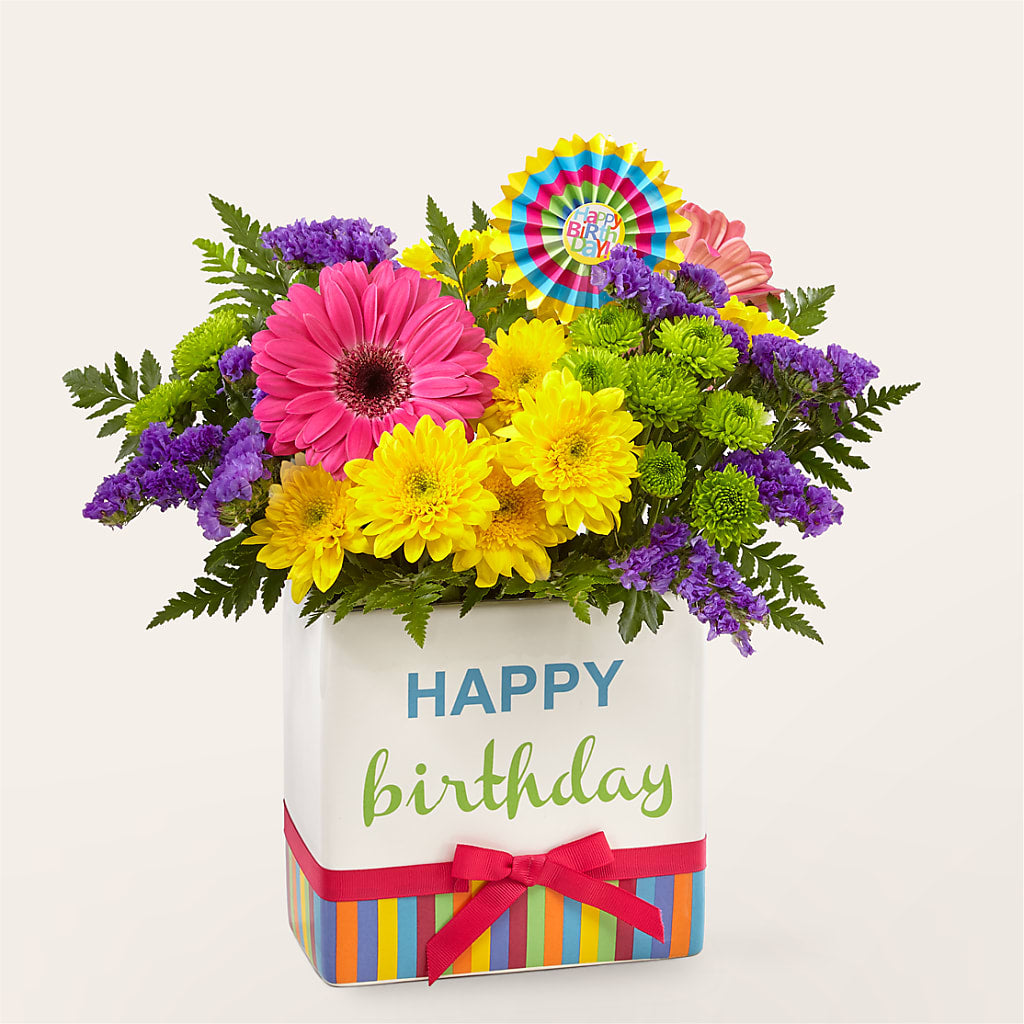 Birthday Brights Bouquet – F & S FLOWERS DESIGN LLC, Margate FL