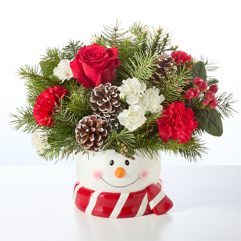 Jolly Snowman Bouquet – F & S FLOWERS DESIGN LLC, Margate FL