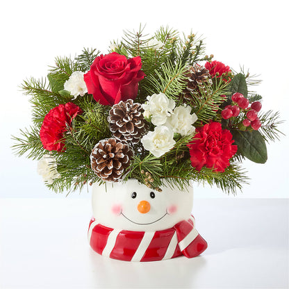 Jolly Snowman Bouquet – F & S FLOWERS DESIGN LLC, Margate FL