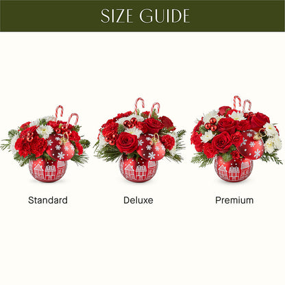Cheer in the Air Ornament – F & S FLOWERS DESIGN LLC, Margate FL