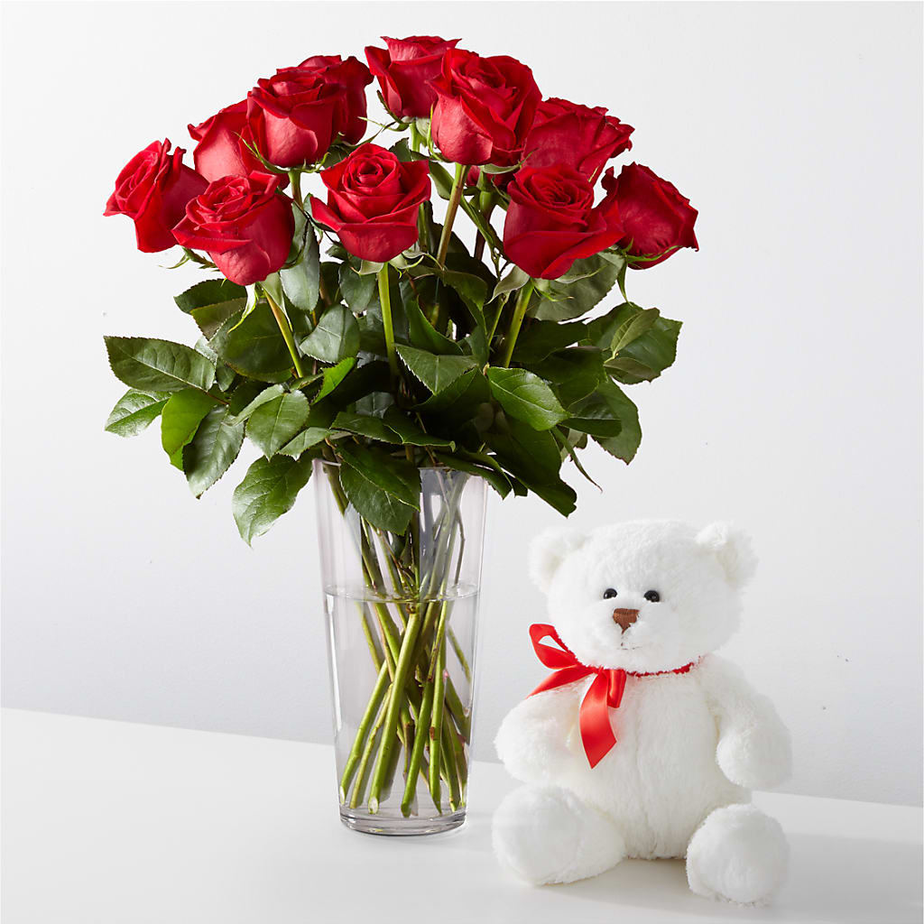 Romantic Long Stem Red Rose Bouquet Bundles – F & S FLOWERS DESIGN LLC, Margate FL