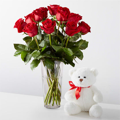 Romantic Long Stem Red Rose Bouquet Bundles – F & S FLOWERS DESIGN LLC, Margate FL