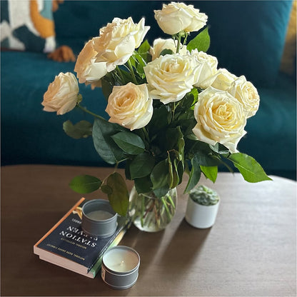 Long Stem Yellow Rose Bouquet – F & S FLOWERS DESIGN LLC, Margate FL