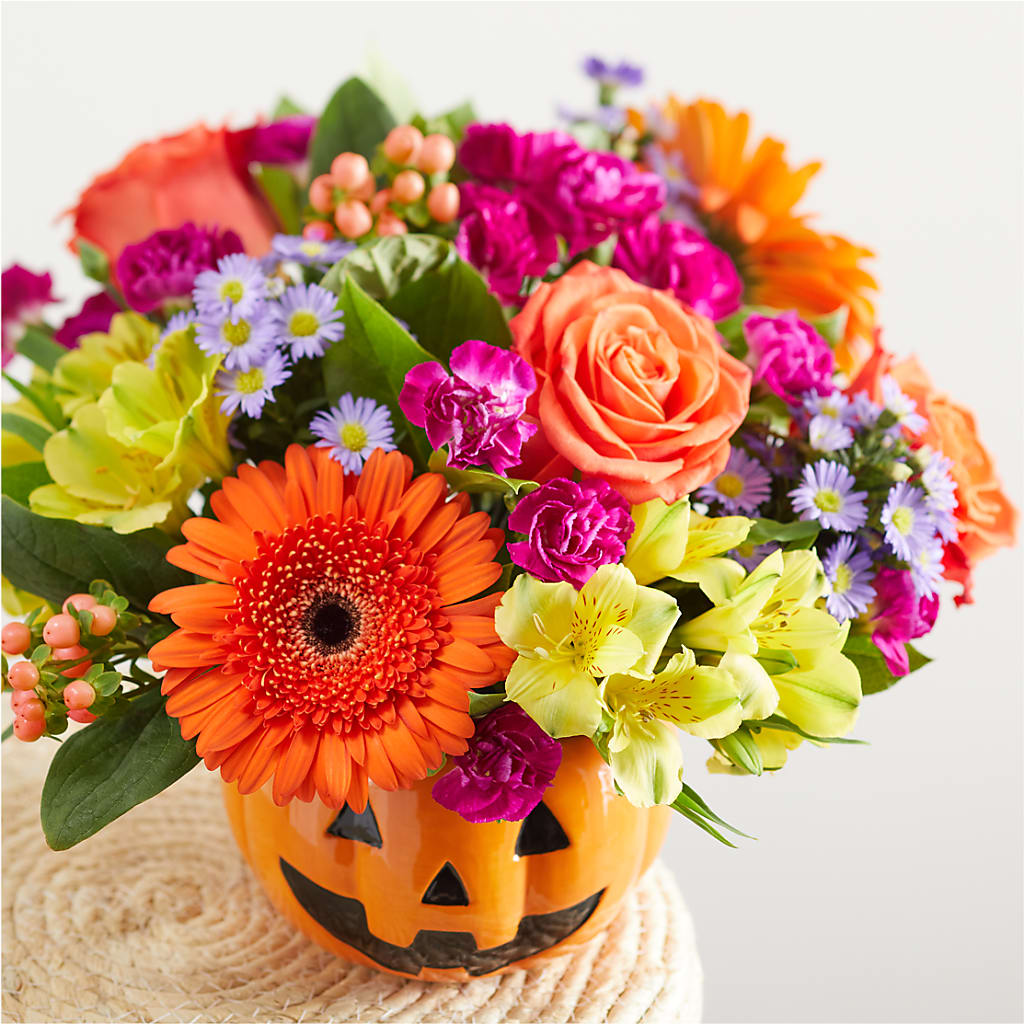 Tricks & Treats Pumpkin – F & S FLOWERS DESIGN LLC, Margate FL