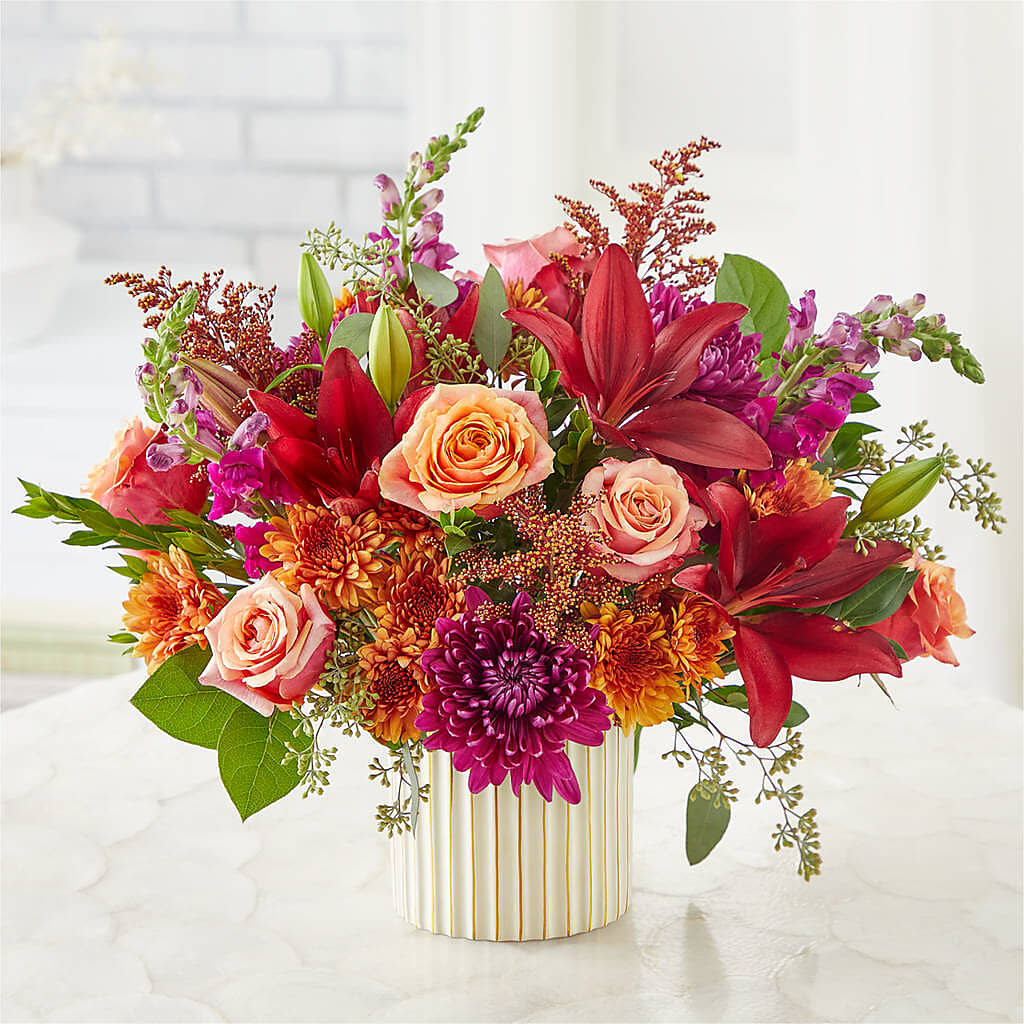 Burgundy Landscape Bouquet – F & S FLOWERS DESIGN LLC, Margate FL