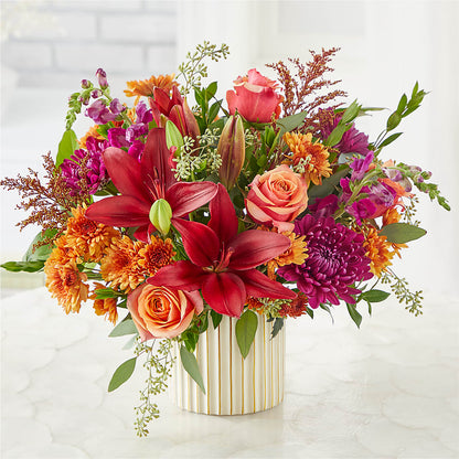 Burgundy Landscape Bouquet – F & S FLOWERS DESIGN LLC, Margate FL