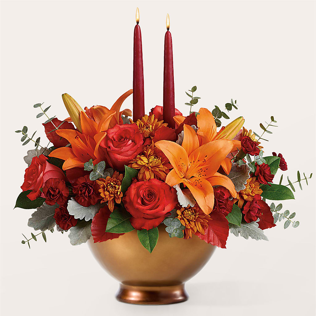 Fruits of Fall Centerpiece – F & S FLOWERS DESIGN LLC, Margate FL