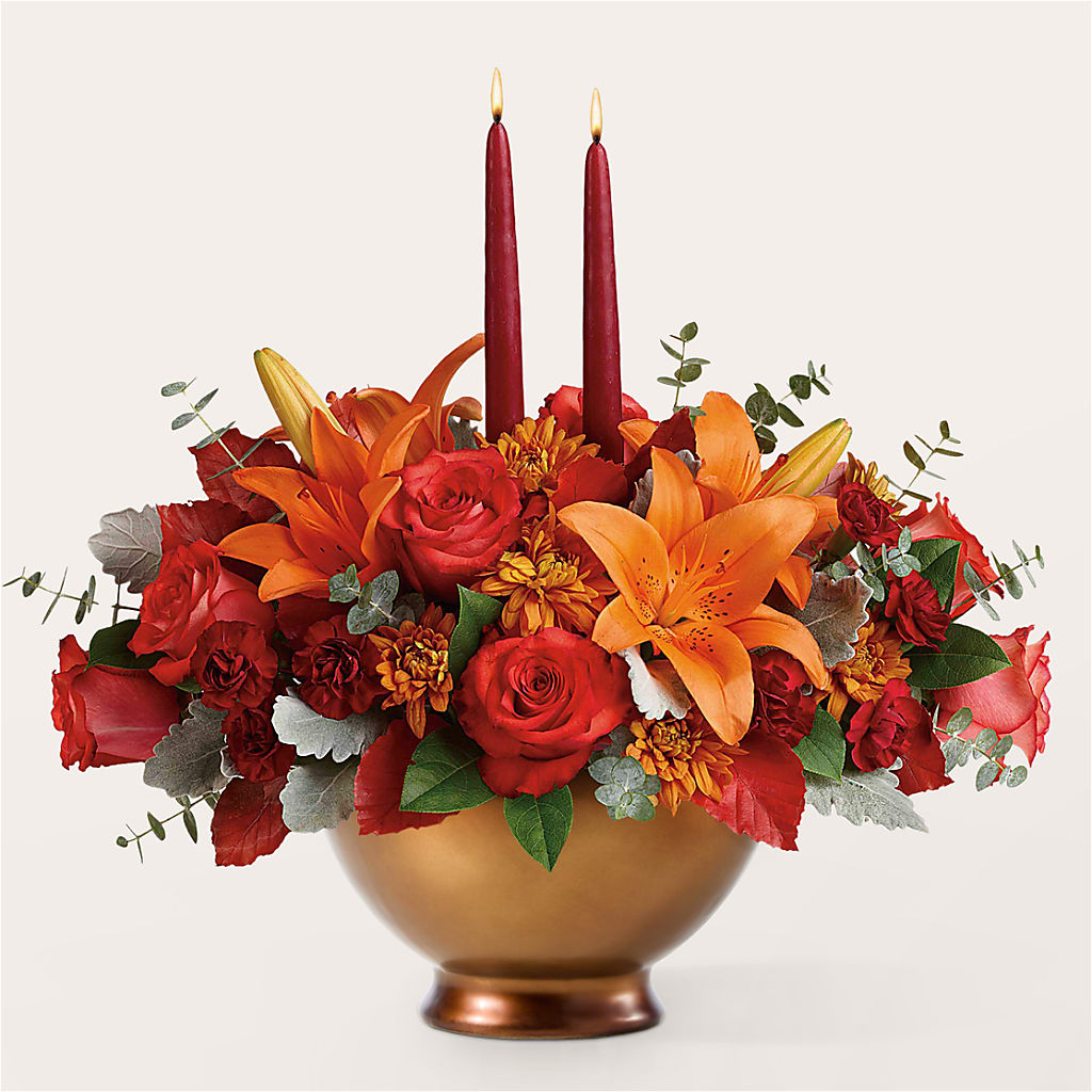 Fruits of Fall Centerpiece – F & S FLOWERS DESIGN LLC, Margate FL