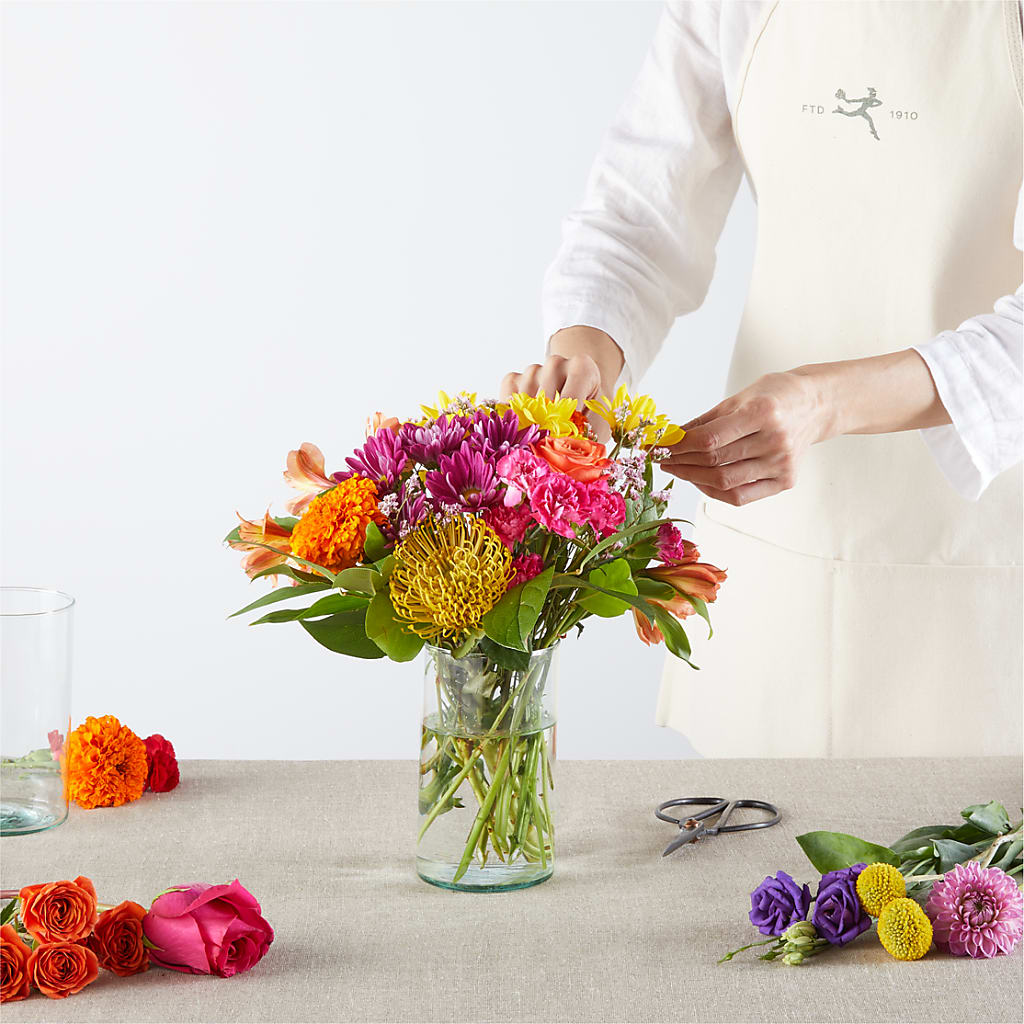 Feast of Color – A Florist Original – F & S FLOWERS DESIGN LLC, Margate FL